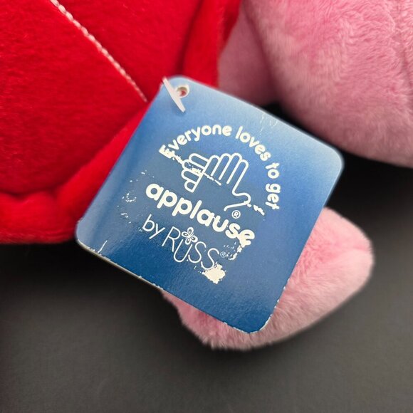 Russ Turtle Plush NWT - 10" Pink/Red - Picture 5 of 11